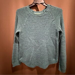 SO Women's Teal Crew Neck Sweater